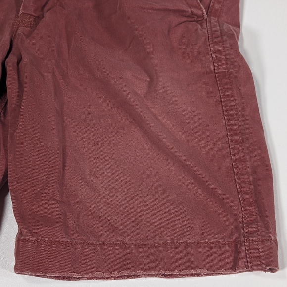 Abercrombie Shorts Youth Size 14 Faded Red (30 Waist) Flat Front Chino - Picture 2 of 11